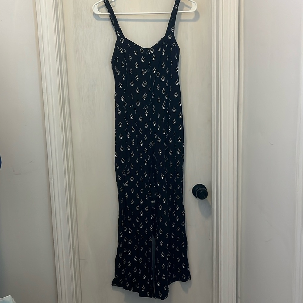 Loft black lightweight jumpsuit